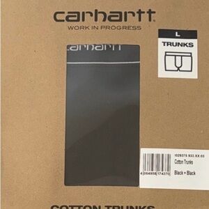 2 x 2pcks = 4 Pairs

BRAND NEW, NEVER OPENED 

Carhartt WIP Black Cotton Trunks